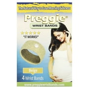 Preggie Wrist Bands, Beige, 4 Wrist Bands