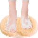 thumbnail image 1 of Cepillo grande para pies de ducha, alfombra limpiadora de masaje amarilla con ventosas antideslizantes, depurador de cabello suave para baño, limpiador de espalda, masajeador, depurador para el cuidado de los pies para exfoliar, aliviar la fatiga, JM MX-0135503FYD, 1 of 5