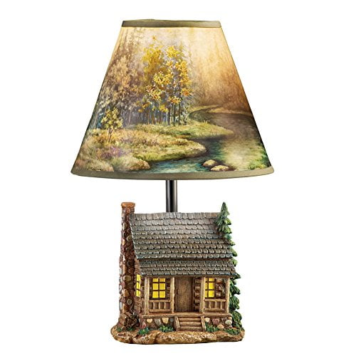 Log Cabin Lamp