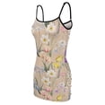 thumbnail image 5 of Ladies Elegant Sling Sleeveless Sexy Dress flowers, 5 of 6