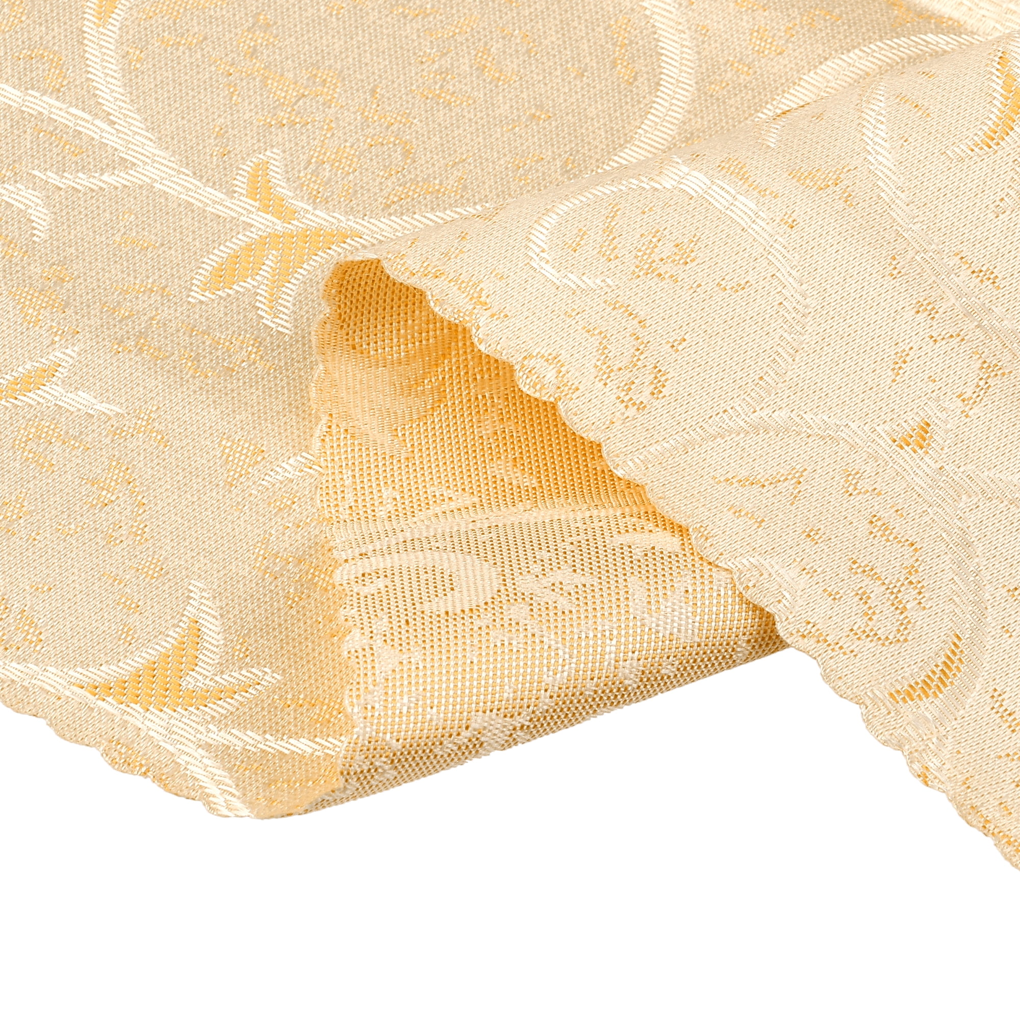 Unique Bargains 6 Pack Cocktail Napkins Great Napkins for Dinner Wedding Restaurant Party Gold