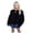 Blue, variant on Vedolay Toddler Cute Jacket 2023 Floral Print Long Sleeves Zipper Outdoor Clothing Black,140