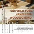 thumbnail image 4 of Amdohai Universal Push Handle For Woodworking Limit Refit Woodworking Slide Bar Miter Bar Aluminium Alloy Woodworking Tools, 4 of 6