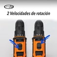 thumbnail image 2 of TALADRO ATORNILLADOR ELÉCTRICO RECARGABLE 1 BATERIA EXPRESS X9 DRILL-02, 2 of 5