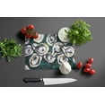 thumbnail image 3 of Oyster Lily Glass Cutting Board 12 in x 15 in, 3 of 5