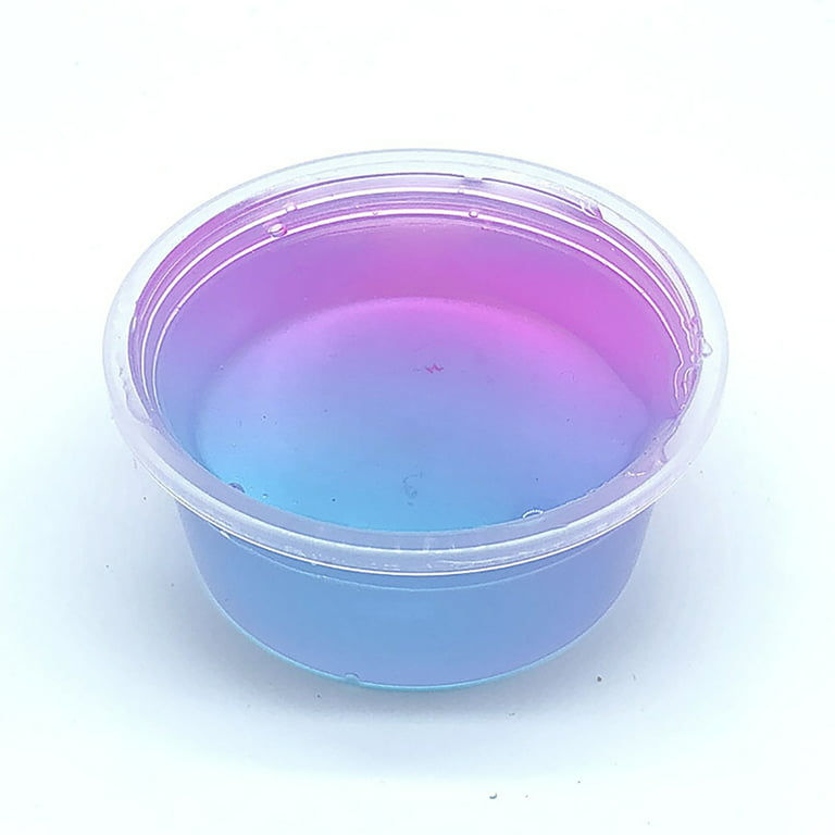 Frogued Multicolor Clear Crystal Slime Squishy Stretchy Clay