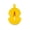 violin-Yellow, variant on Portable Soft Rubber Practice Mute Volumes Control Violin/Cello Mute Stringed Instrument Silencers Muffler Accessories