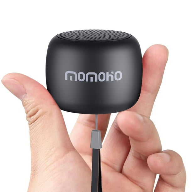 Altavoz Bluetooth MOMOHO Posei M1 Mini inalámbrico con micrófono negro