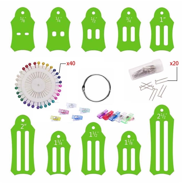 Cintas para acolchar, plástico, manualidades, accesorios de costura, tiras de polarización portátiles, pines Scienceny HA001450-00