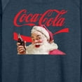 thumbnail image 3 of Coca-Cola - Santa Closeup - Women's French Terry Long Sleeve Pullover, 3 of 5