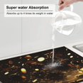 thumbnail image 5 of Xecao Classical Golden Casino Patten Drying Mat,Dish Drying Mats for Kitchen Counter,Super Absorbent Dish Drying Pads 18×24 Inch, 5 of 7