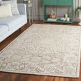 thumbnail image 2 of SAFAVIEH Micro-Loop Mana Medallion Area Rug, Brown/Light Blue, 6' x 9', 2 of 7