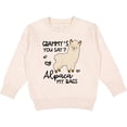 thumbnail image 2 of Inktastic Grammy's You Say Alpaca My Bags Toddler Sweatshirt, 2 of 4