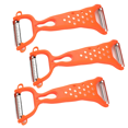 thumbnail image 1 of 3 cuchillos para pelar pelador de frutas engrosado - rojo anaranjado engrosado MFZFUKR CPB-US-CJZ441-1, 1 of 5