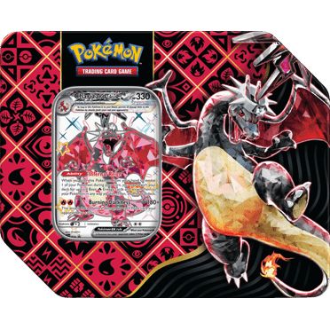 Pokemon Trading Card Games SV4.5 Paldean Fates Tin Charizard