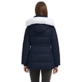 thumbnail image 4 of Wantdo Women's Plus Size Winter Parka Waterproof Padded Jacket Thickened Winter Coat with Removable Hood Navy XL, 4 of 9