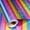 Colorful Holographic, variant on Blue Holographic Wrapping Paper Roll, Shining Blue Gradient Stars Foil Design Gift Wrap for Birthday, Wedding - Mini Roll 17 In X 32.8 Ft