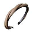 thumbnail image 1 of Diademas de cuero para la cabeza del cabello para mujer, accesorio antideslizante para el cabello, regalos de fotografía, decoración, vestido elegante café Yinane cabeza de pelo de mujer, 1 of 8
