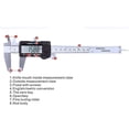 thumbnail image 5 of Calibrador digital métrico Vernier con pantalla LCD, calibre de profundidad electrónico de acero inoxidable de 150 mm, herramientas de medición, 5 of 5
