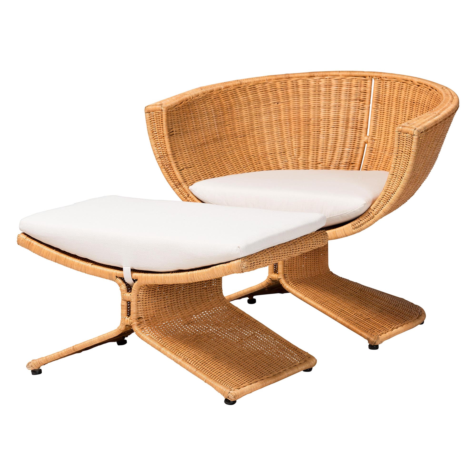 bali & pari Reya Boho Living Room Set, 2-Piece, Light Honey