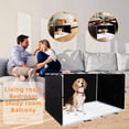 thumbnail image 7 of Dog Pee Pad Holder with High Walls - 35in X 29in X 17.3in No-Splash Indoor Potty Tray, Foldable Dog Litter Box for Dogs, 7 of 7