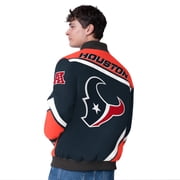 Men's G-III Extreme Navy Houston Texans Maximum Racing Full-Snap Jacket