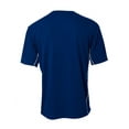 thumbnail image 2 of A4 Youth Short Sleeve V- Neck Atheltic Liga Sports Soccer wear Jersey , NAVY, Medium, NB3018, 2 of 3