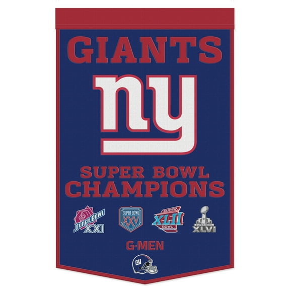 WinCraft New York Giants 24" x 38" Championship Banner