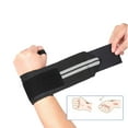 thumbnail image 2 of Gym Wrist Wraps Wrist Straps for Bodybuilding Workout Weight Bearing Strain Gray, 2 of 8