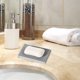 thumbnail image 4 of Jabonera, soporte para ahorro de jabón, bandeja de jabón para baño, ducha, escurridor de fregadero rectangular, artesanía manual para jabón, esponjas y más (1 paquete), 4 of 5