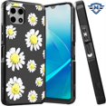 thumbnail image 2 of HR Wireless Magnet Mount Friendly Chamomile Flowers Protector Cell Phone Case for Revvl 7 5G, Black, 2 of 6