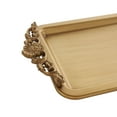thumbnail image 4 of DecMode 24" x 9" Bronze Metal Brushed Tray with Antique Scrolled Handles, 1-Piece, 4 of 10