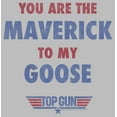 thumbnail image 2 of Boy's Top Gun You Are the Maverick to My Goose  Pull Over Hoodie Athletic Heather Large, 2 of 4
