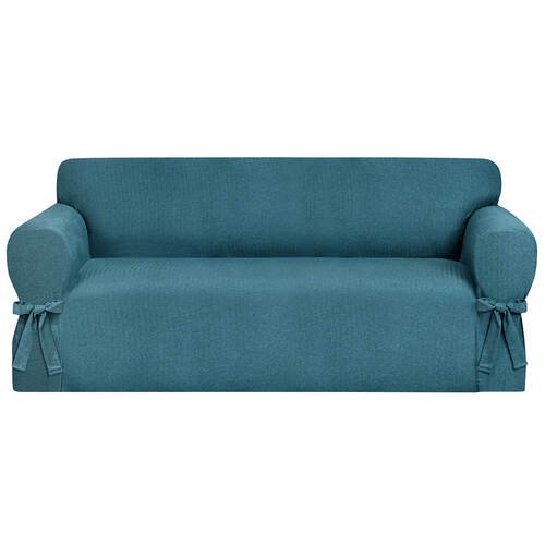 Kathy Ireland Evening Flannel Sofa Slipcover Teal Com Kathy Ireland Evening Flannel Sofa, Kathy Ireland Sofa Slipcover