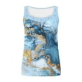 thumbnail image 5 of YueHuiYing Women's Loose-Fit Round Neck Sleeveless Tank Top White Casual Comfortable Everyday Wear Summer Versatile Top, 5 of 5