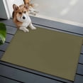 thumbnail image 4 of Sage Green Large Area Rugs for Bedroom Living Room, Soft Non Slip Carpet Bedside Rug, Brown Solid Color Simple Abstract Rectangular Floor Cover Kitchen Accent Rug 2'x3' for Dining Room/Office, 4 of 9