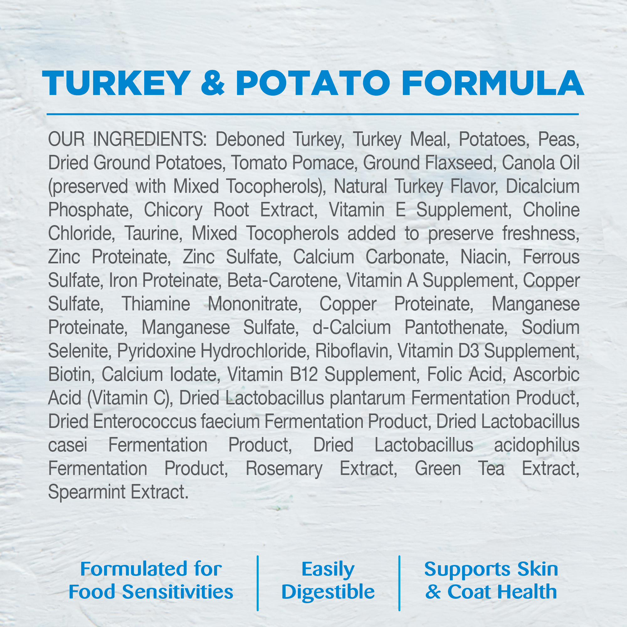 Wellness Simple Natural Grain Free Limited Ingredient Dry Dog Food, Turkey & Potato Recipe, 26lb Bag - image 4 of 6
