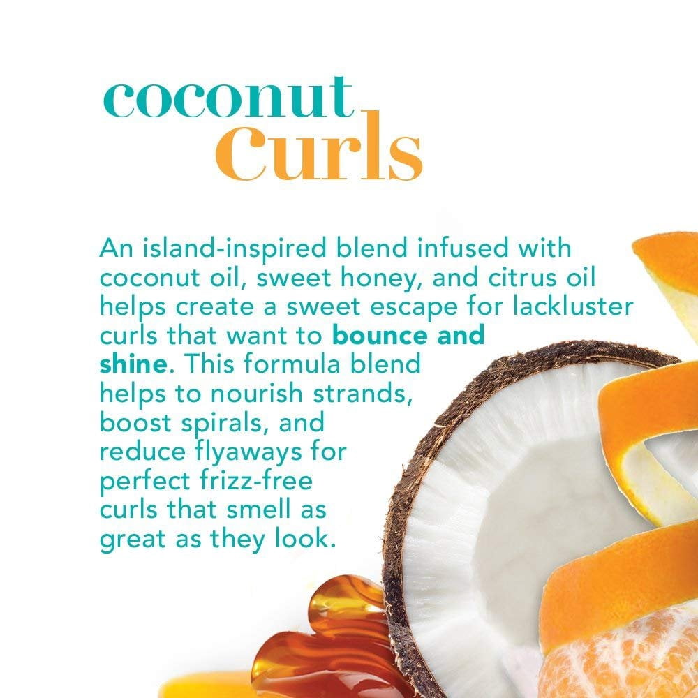 OGX Quenching + Coconut Curls Frizz-Defying Moisture Mousse, 8 fl oz