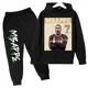 thumbnail image 3 of Ropa para niños Conjunto de sudadera con capucha para niños y pantalones de sudadera Conjunto deportivo de 2 piezas para niños y niñas Ropa estampada de Mbappé, 3 of 5