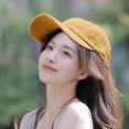 thumbnail image 4 of Gorra De Béisbol De Mezclilla Lavado Retro Mujeres Hombres Casual Color Sólido Algodón Plegable Vaquero Hip Hop Fitted Sombrero Al Aire Libre Deporte Gorras, 4 of 4