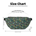 thumbnail image 3 of Naloa Dinosaur Plays Soccer Print Running Belts for Men Women,Running Fanny Pack with 2-Zipper Pockets,Waterproof Waist Pack for Travel Hiking Running Outdoor Sports, 3 of 8