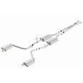 thumbnail image 1 of Borla Exhaust System Kit 140686 ATAK Series Cat Back System; T-304 Stainless Steel; With Mufflers; 2-1/4 Inch Pipe Diameter; Dual Exhaust With Dual Exit; Split Rear Exit; Without Tips, 1 of 2