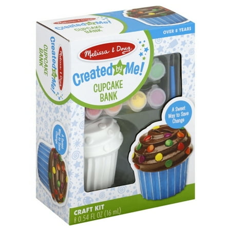 Melissa Doug Decorate Your Own Cupcake Bank Craft Kit With 8