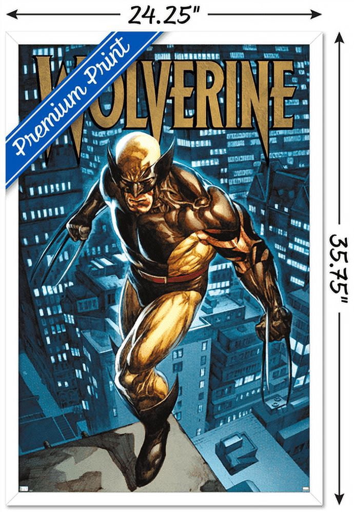 Marvel Comics - Wolverine - Dark Wolverine #77 Wall Poster, 22.375" x 34", Framed
