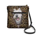 thumbnail image 2 of HELLHERO Leopard Schnauzer Print Crossbody Bag, Spacious PU Leather Satchel Purse with Zipper Closure for Daily Use and Dating, 2 of 7