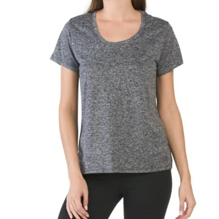 Women's New Balance Core Black Heathered T-Shirt Small