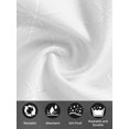 thumbnail image 7 of White Snowflakes Christmas Cloth Napkins Set of 6 Reusable Dinner Napkins, Winter Xmas Snowflak Holiday Cocktail Napkin Washable Table Napkins for Wedding/Holiday Party/Baby Shower 20"x20", 7 of 7