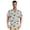 Playful Whale and Fish, variant on Dailycode Men's Casual Button Down Shirts Short Sleeve Summer Hawaiian Beach Shirt, Watercolor Cat and Leaf