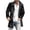 Black, variant on LYXSSBYX Winter Jackets for Men Clearance Winter Fashion Men's Solid Color Slim Long Sleeve Single-breasted Woolen Trench Coat Tops