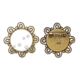 thumbnail image 1 of CAT Meow animal huella Gris arte Paw Print Broche de flores, regalo de joyería para mujeres y niñas Unbranded M, 1 of 3
